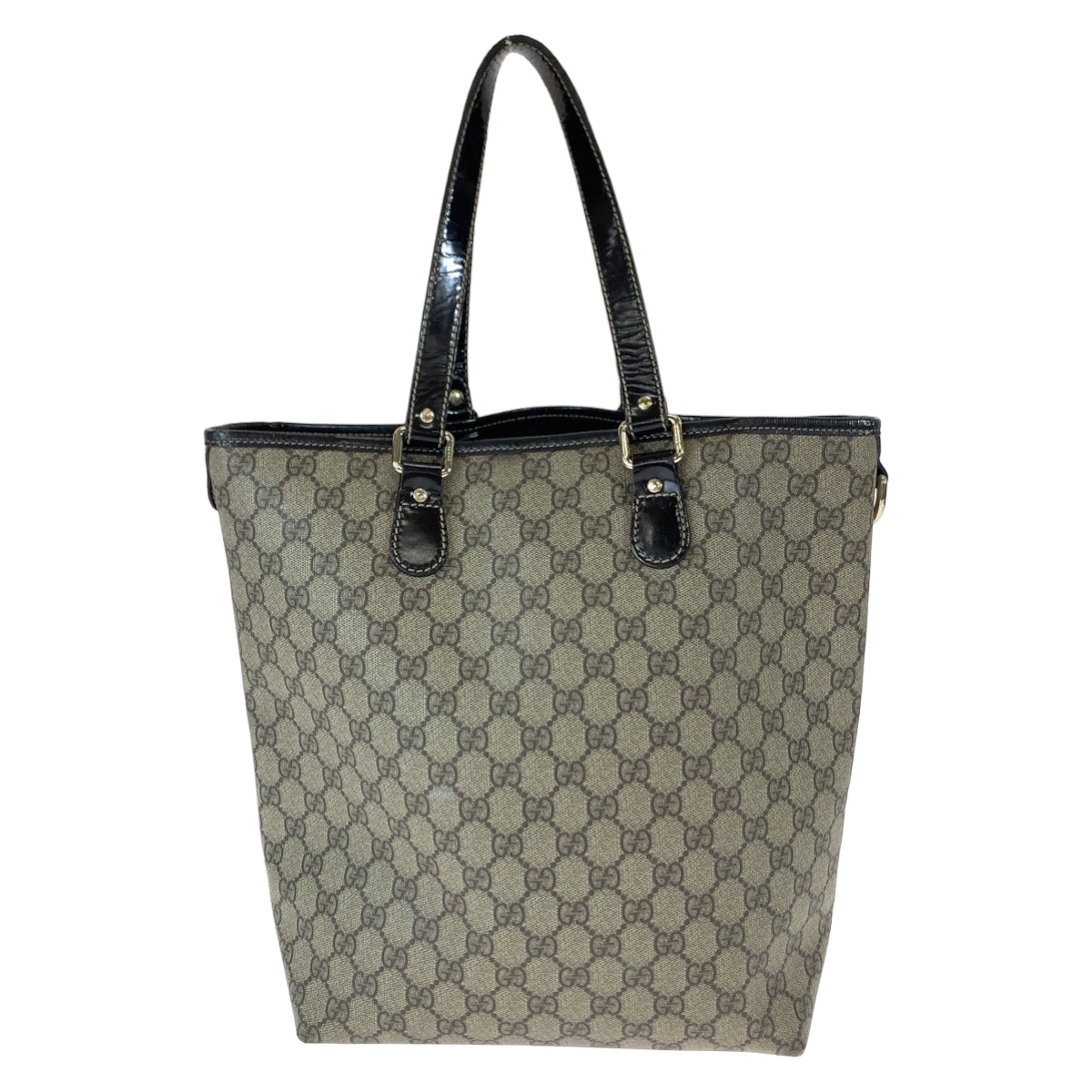 11104
GUCCI グッチ ブラウン ゴールド金具 GGスプリームキャンバス 189896 トートバッグ ハンドバッグ ショルダーバッグ  レディース
