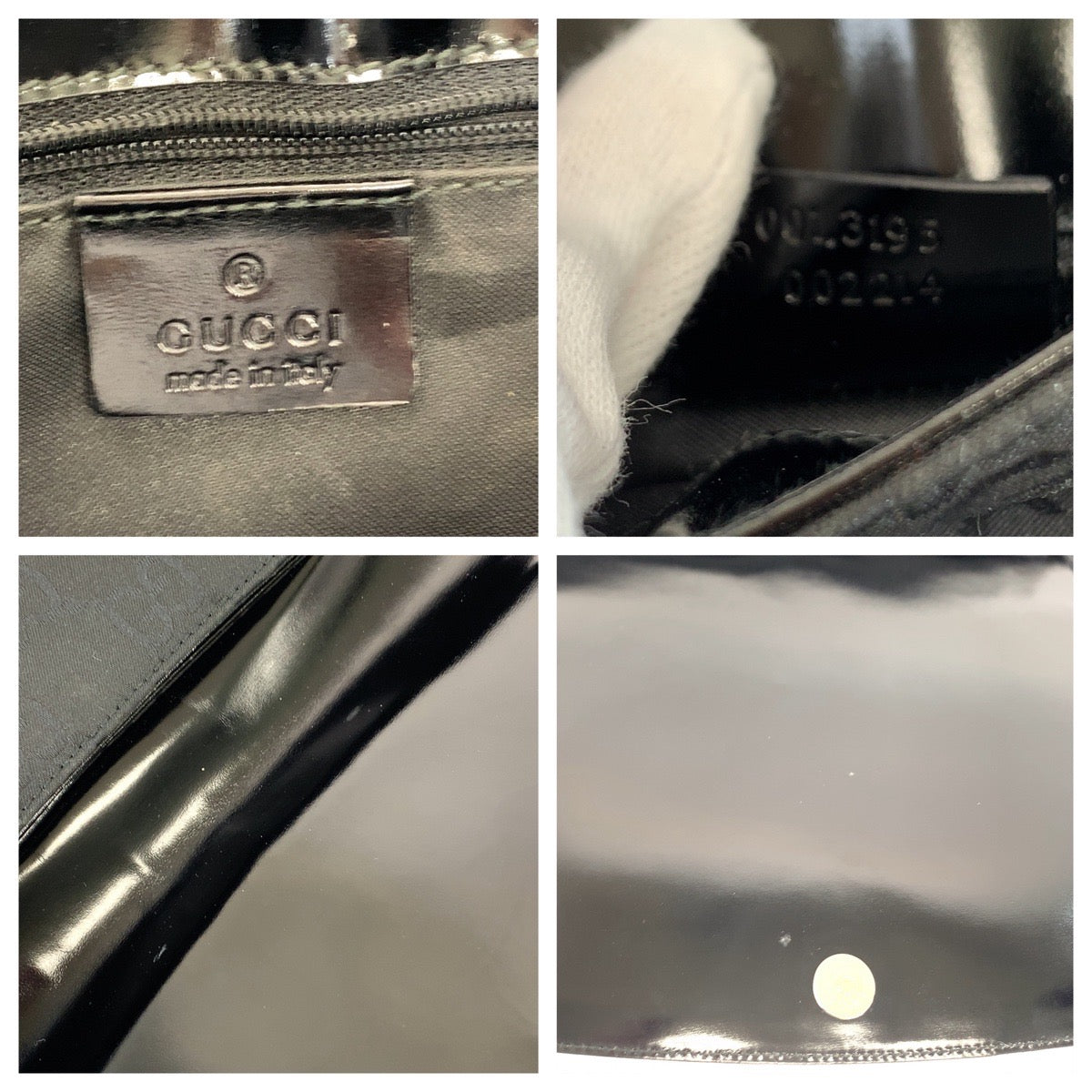 11106
GUCCI グッチ GG柄 ブラック シルバー金具 GGキャンバス 001 3195 002214 ホーボー ショルダーバッグ  レディース