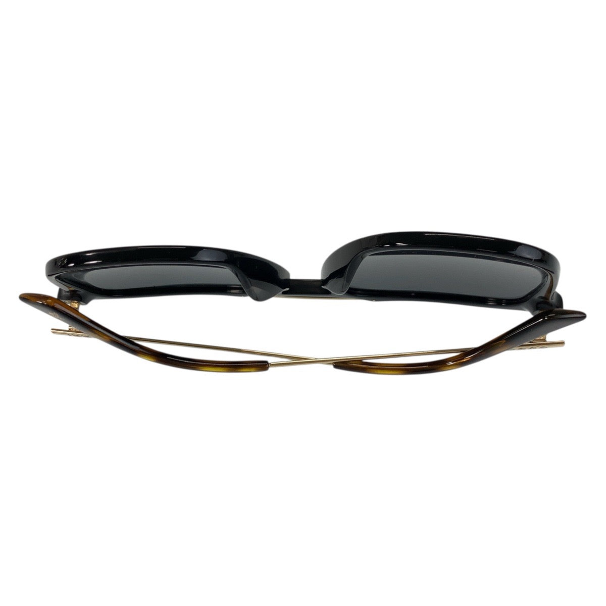 11113
GUCCI グッチ ブラック ブラウン ゴールド金具 プラスチック GG0321S 001 55□19 145 サングラス ウェリントン  メンズ ABP25