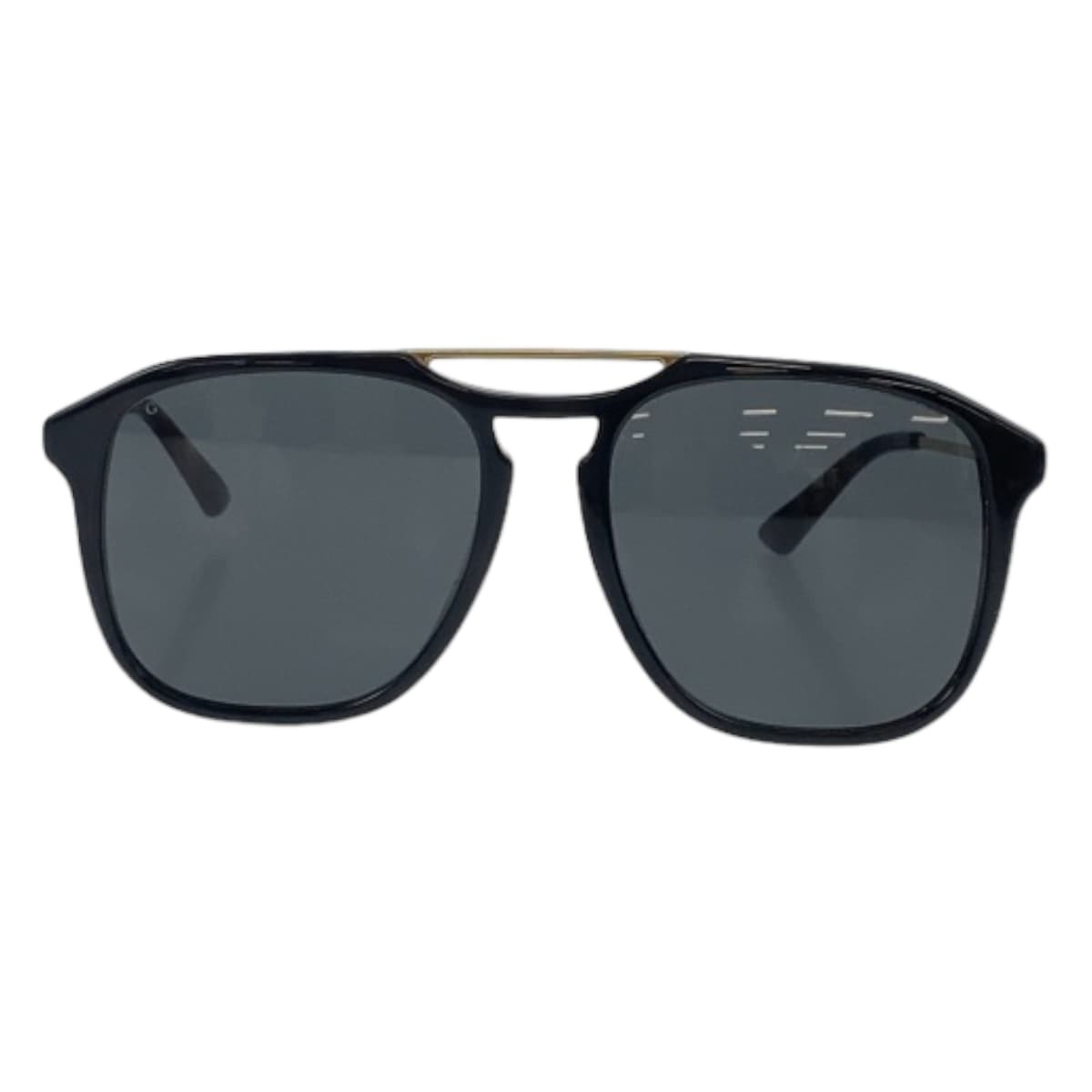 11113
GUCCI グッチ ブラック ブラウン ゴールド金具 プラスチック GG0321S 001 55□19 145 サングラス ウェリントン  メンズ ABP25