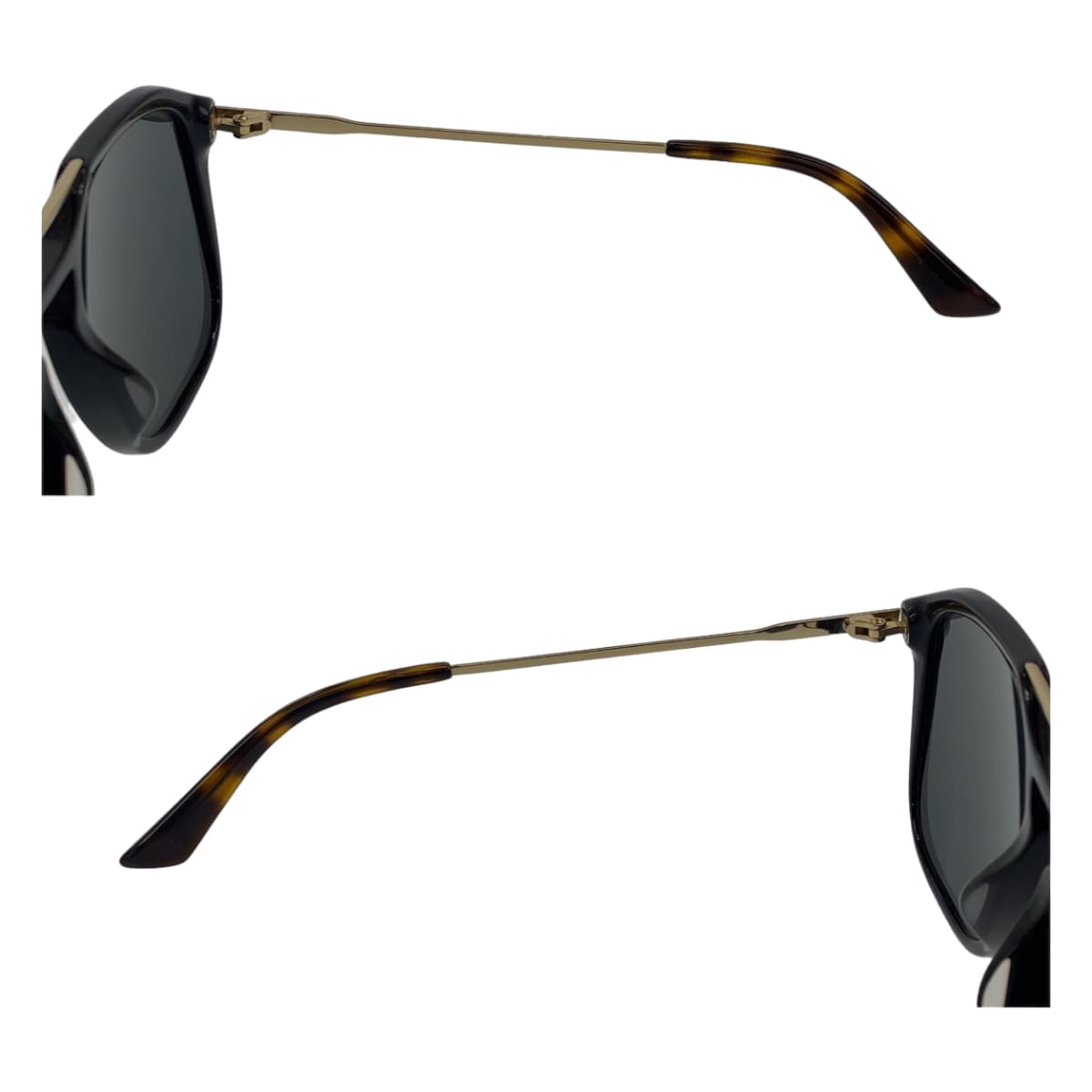 11113
GUCCI グッチ ブラック ブラウン ゴールド金具 プラスチック GG0321S 001 55□19 145 サングラス ウェリントン  メンズ ABP25