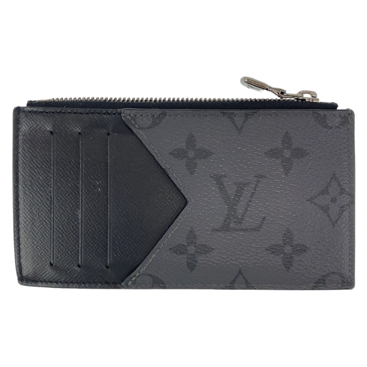 11117
LOUIS VUITTON ルイヴィトン モノグラム エクリプス リバース ブラック グレー シルバー金具 PVC M69533 フラグメントケース コインケース カードケース  メンズ
