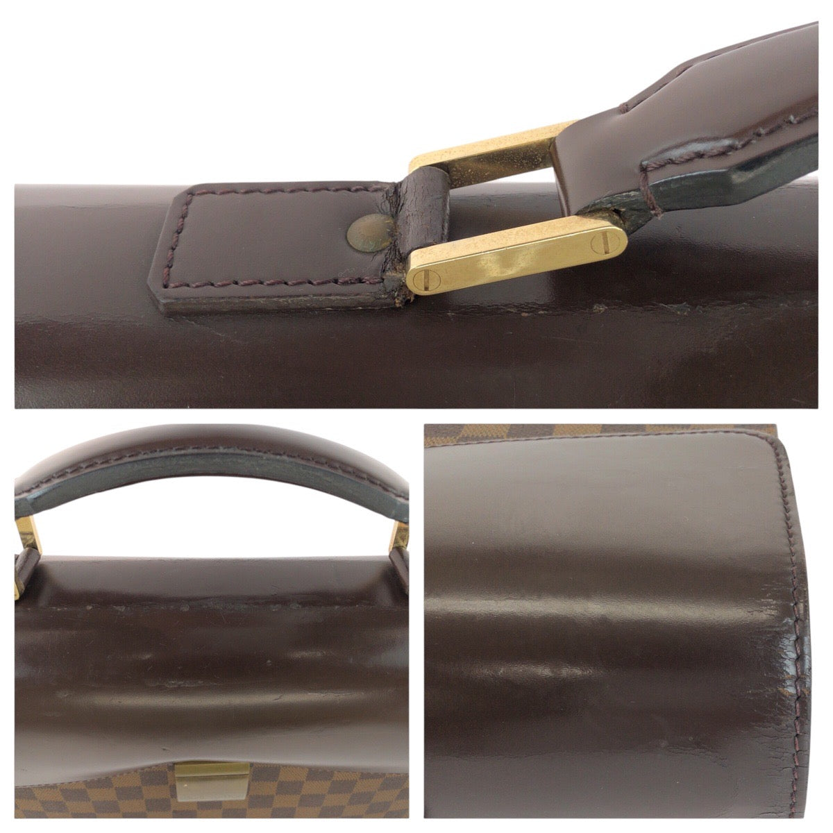 11120
LOUIS VUITTON ルイヴィトン ダミエ アルトナ GM ブラウン ゴールド金具 PVC / レザー N53312 ビジネスバッグ ブリーフケース  メンズ