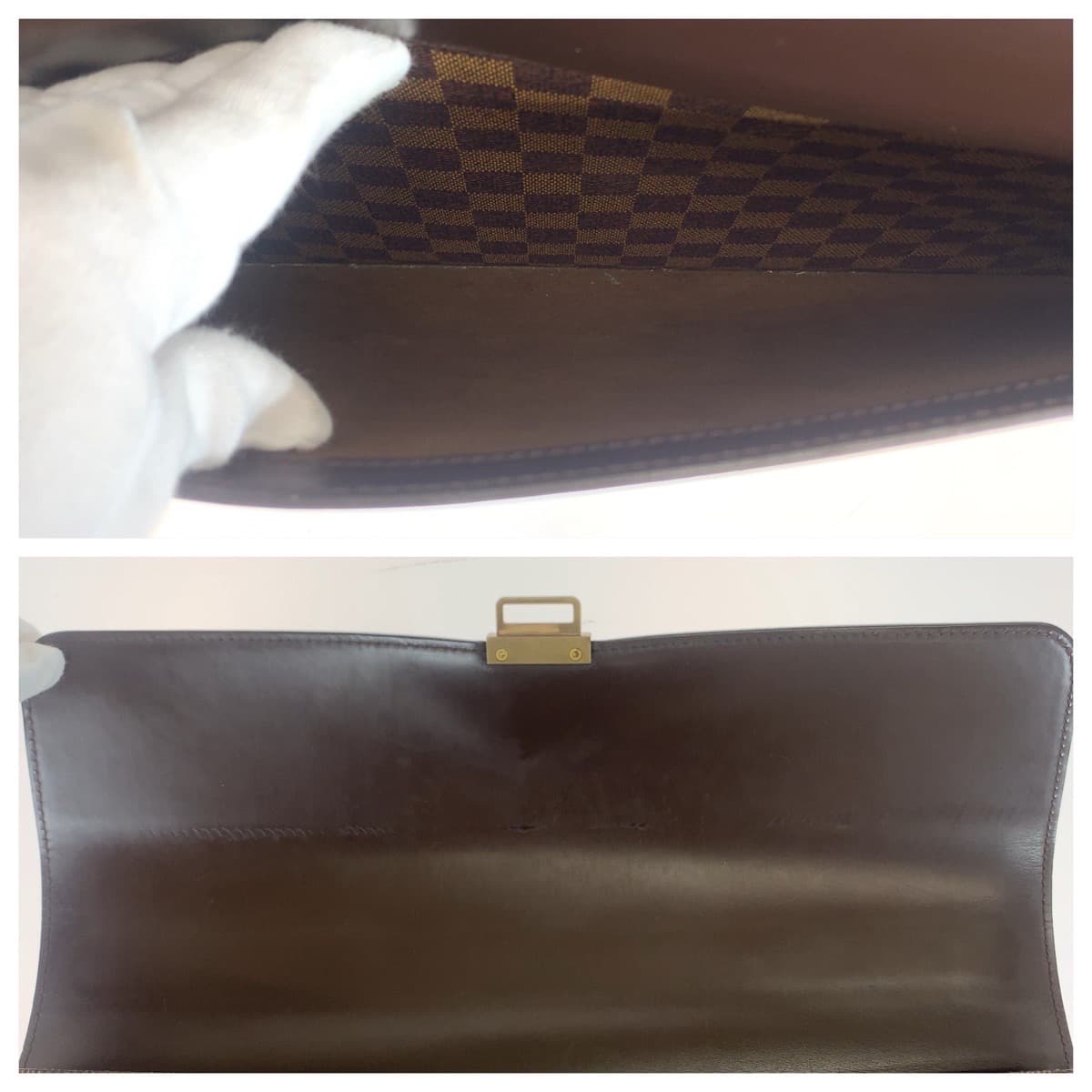 11120
LOUIS VUITTON ルイヴィトン ダミエ アルトナ GM ブラウン ゴールド金具 PVC / レザー N53312 ビジネスバッグ ブリーフケース  メンズ