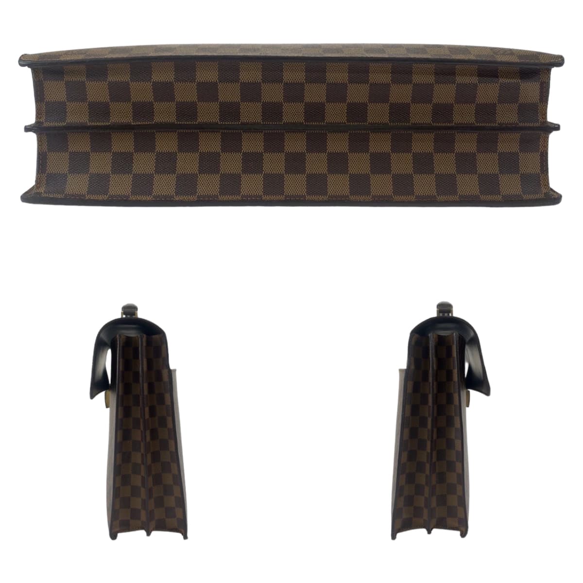 11120
LOUIS VUITTON ルイヴィトン ダミエ アルトナ GM ブラウン ゴールド金具 PVC / レザー N53312 ビジネスバッグ ブリーフケース  メンズ
