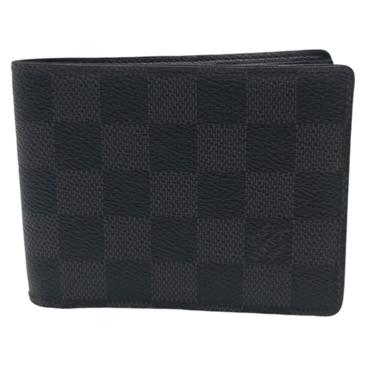 12818
LOUIS VUITTON ルイヴィトン ダミエグラフィット ポルトフォイユ マルコ ブラック 黒 レザー N36074 折財布 札入れ コンパクトウォレット  メンズ