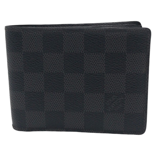 12818
LOUIS VUITTON ルイヴィトン ダミエグラフィット ポルトフォイユ マルコ ブラック 黒 レザー N36074 折財布 札入れ コンパクトウォレット  メンズ