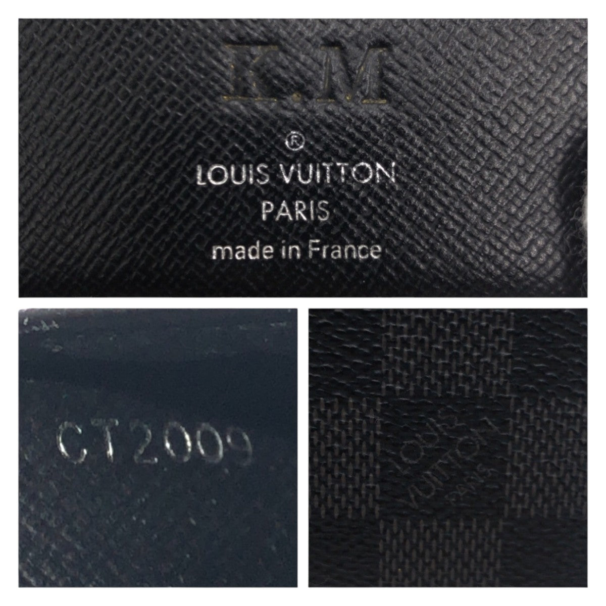 12818
LOUIS VUITTON ルイヴィトン ダミエグラフィット ポルトフォイユ マルコ ブラック 黒 レザー N36074 折財布 札入れ コンパクトウォレット  メンズ