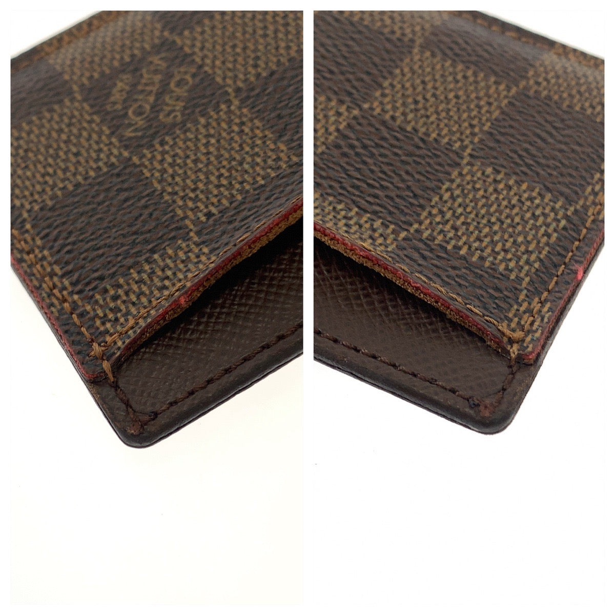 LOUIS VUITTON ルイヴィトン ダミエ ポルトカルト サーンプル エベヌ ブラウン PVC N61722 カードケース 名刺入れ パスケース  レディース