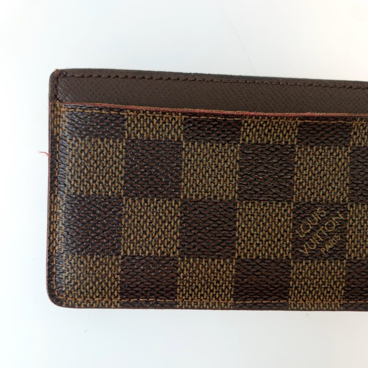 LOUIS VUITTON ルイヴィトン ダミエ ポルトカルト サーンプル エベヌ ブラウン PVC N61722 カードケース 名刺入れ パスケース  レディース