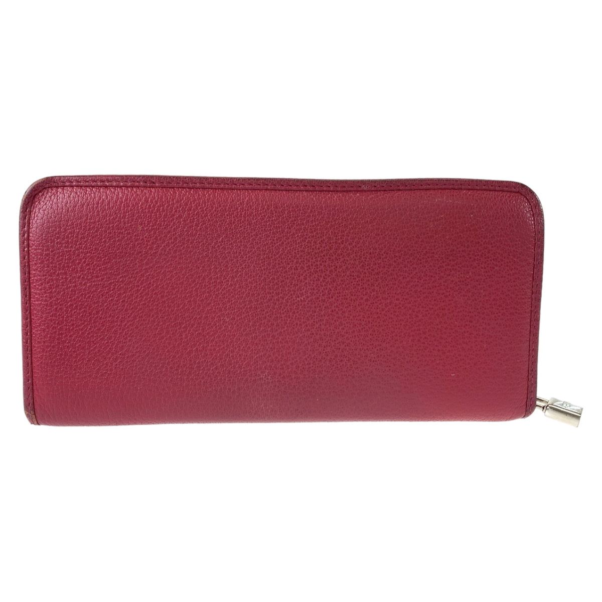 12481
LOEWE ロエベ アナグラム アマソナ レッド シルバー金具 レザー 113N95 F13 長財布 ラウンドファスナー  レディース