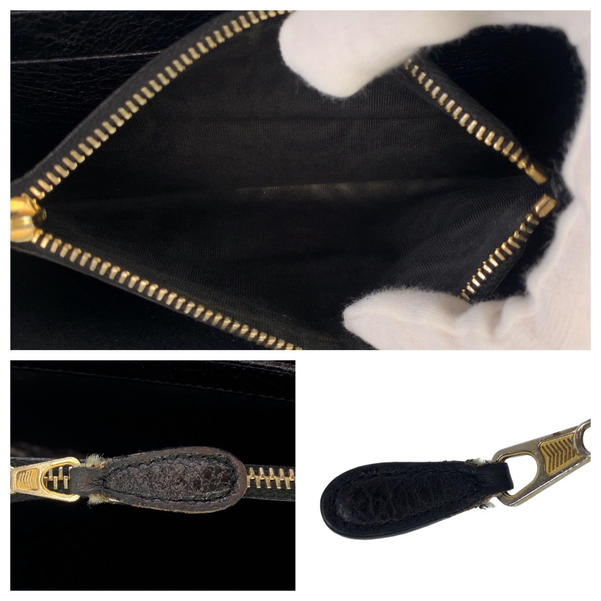 11141
BALENCIAGA バレンシアガ ジャイアント コンチネンタル ブラック ゴールド金具 レザー 長財布 ロングウォレット  レディース