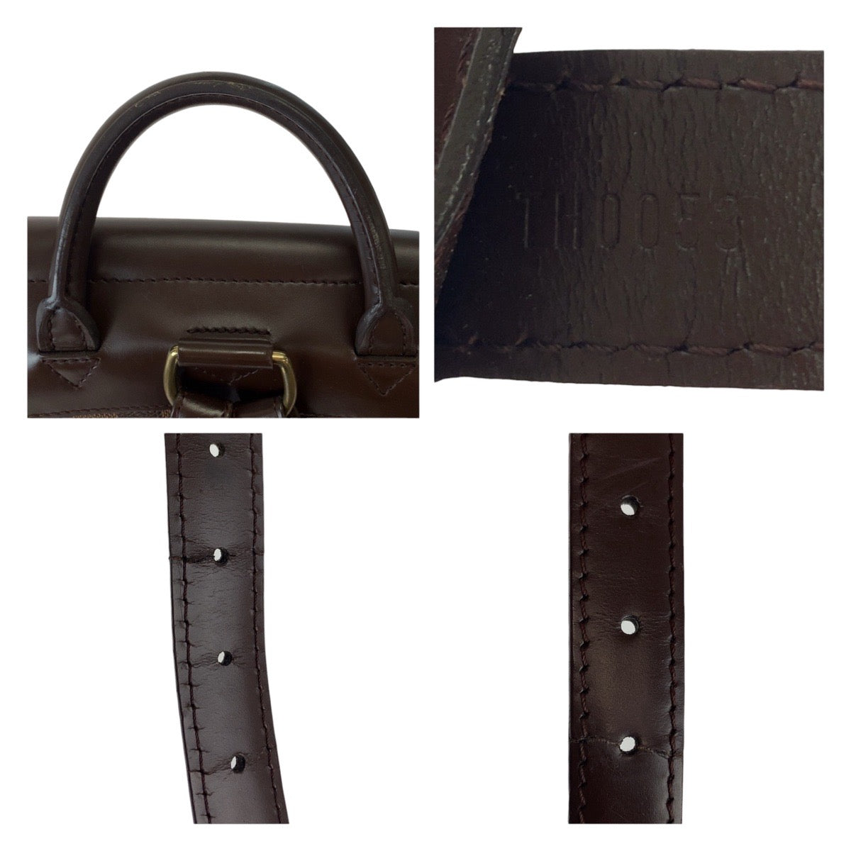 11146
LOUIS VUITTON ルイヴィトン ダミエ ソーホー ブラウン ゴールド金具 PVC N51132 デイパック バックパック  レディース