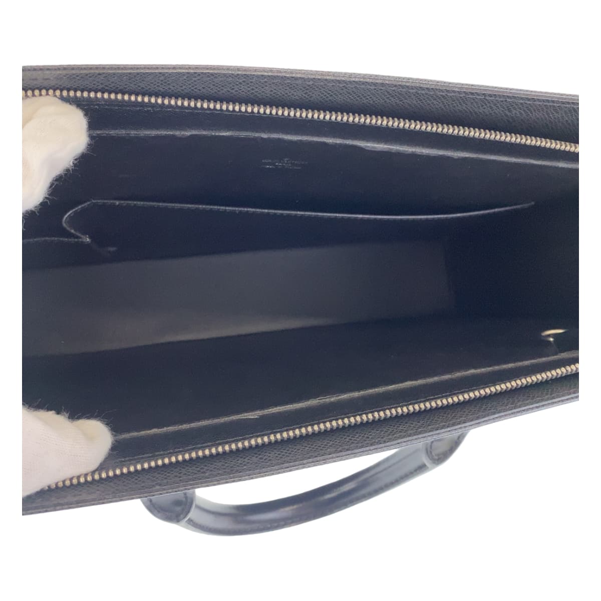 LOUIS VUITTON ルイヴィトン タイガ ポルトドキュマン ロザン ブラック 黒 アルドワーズ シルバー金具 タイガ M30054 ビジネスバッグ ブリーフケース A4対応  メンズ