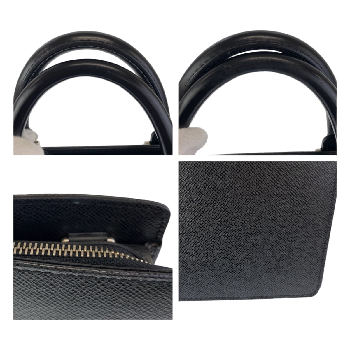 LOUIS VUITTON ルイヴィトン タイガ ポルトドキュマン ロザン ブラック 黒 アルドワーズ シルバー金具 タイガ M30054 ビジネスバッグ ブリーフケース A4対応  メンズ