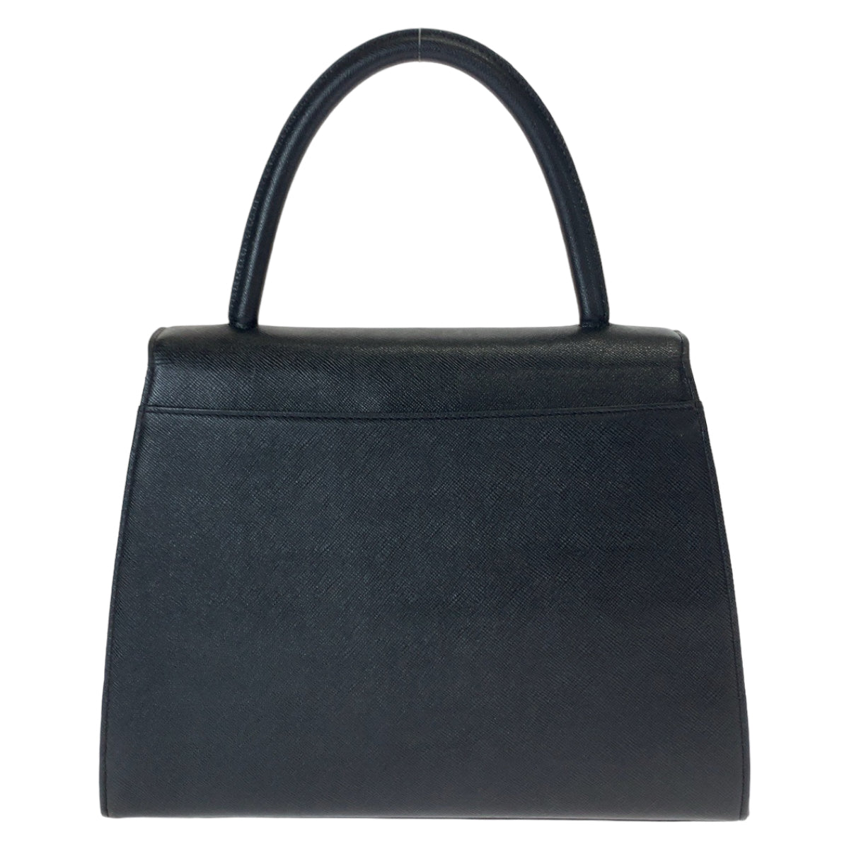 YVES SAINT LAURENT イヴ・サンローラン クラシック YSLロゴ ブラック 黒 レザー ハンドバッグ  レディース