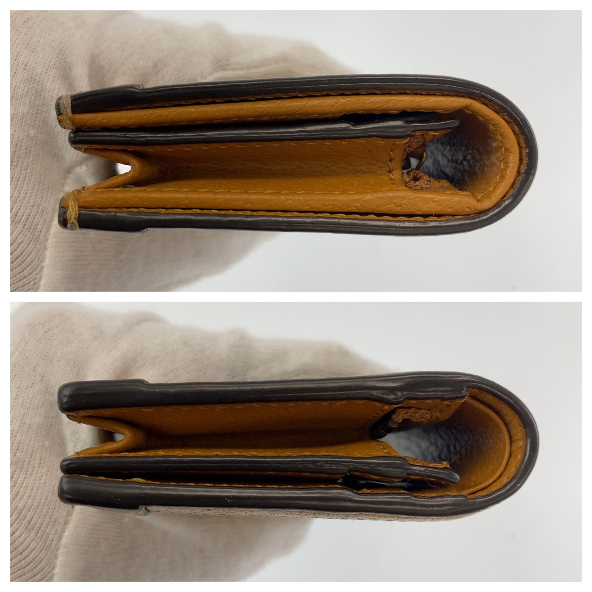 GUCCI グッチ ディズニー ベージュ ゴールド金具 GGスプリームキャンバス / レザー 602534 折財布 コンパクトウォレット  レディース