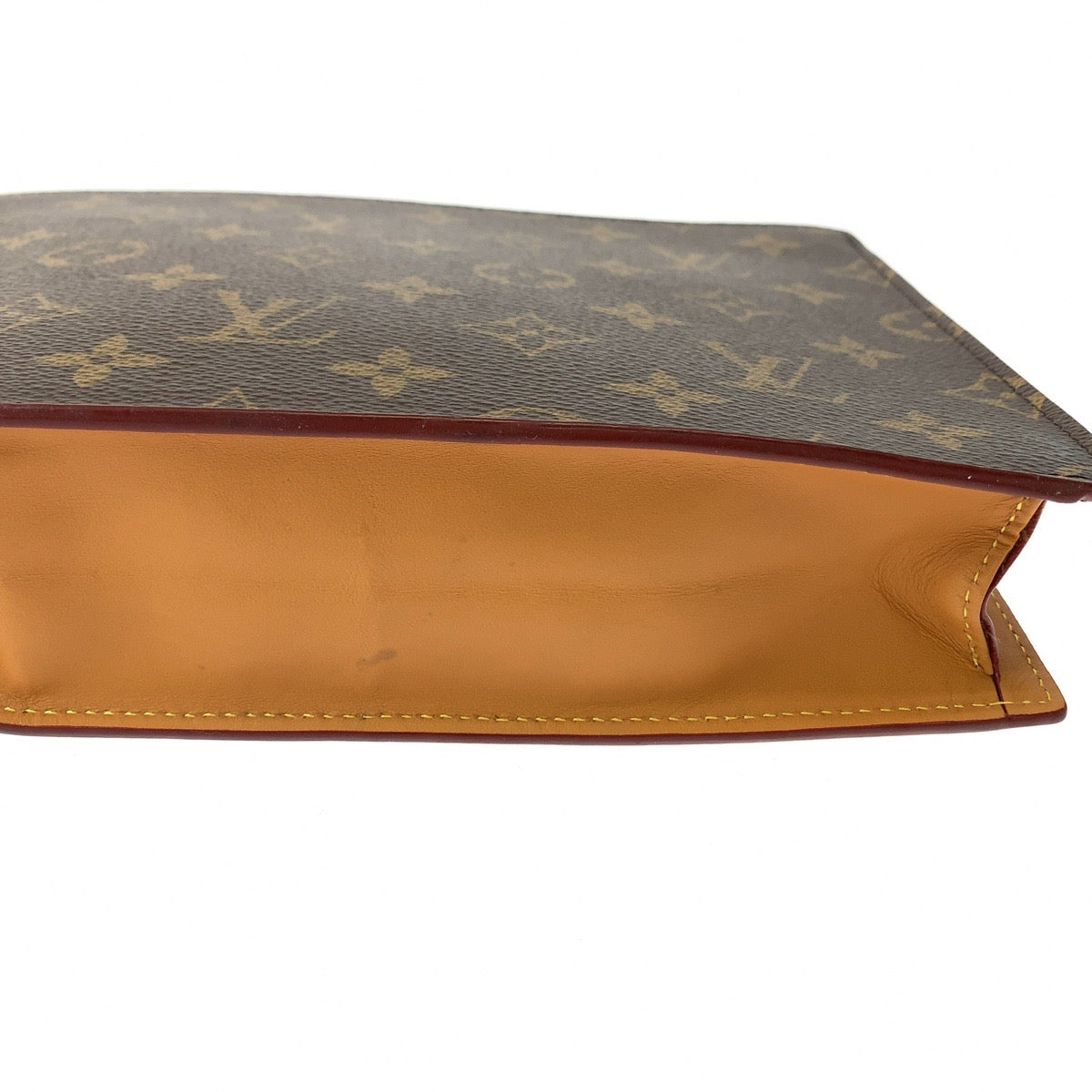 LOUIS VUITTON ルイヴィトン モノグラム チェーンクラッチバッグ ブラウン 茶 ゴールド金具 PVC M55646 クラッチバッグ セカンドバッグ  レディース
