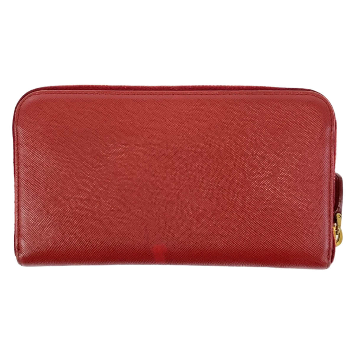 11161
PRADA プラダ サフィアーノレザー リボン レッド ゴールド金具 レザー 長財布 ラウンドファスナー  レディース
