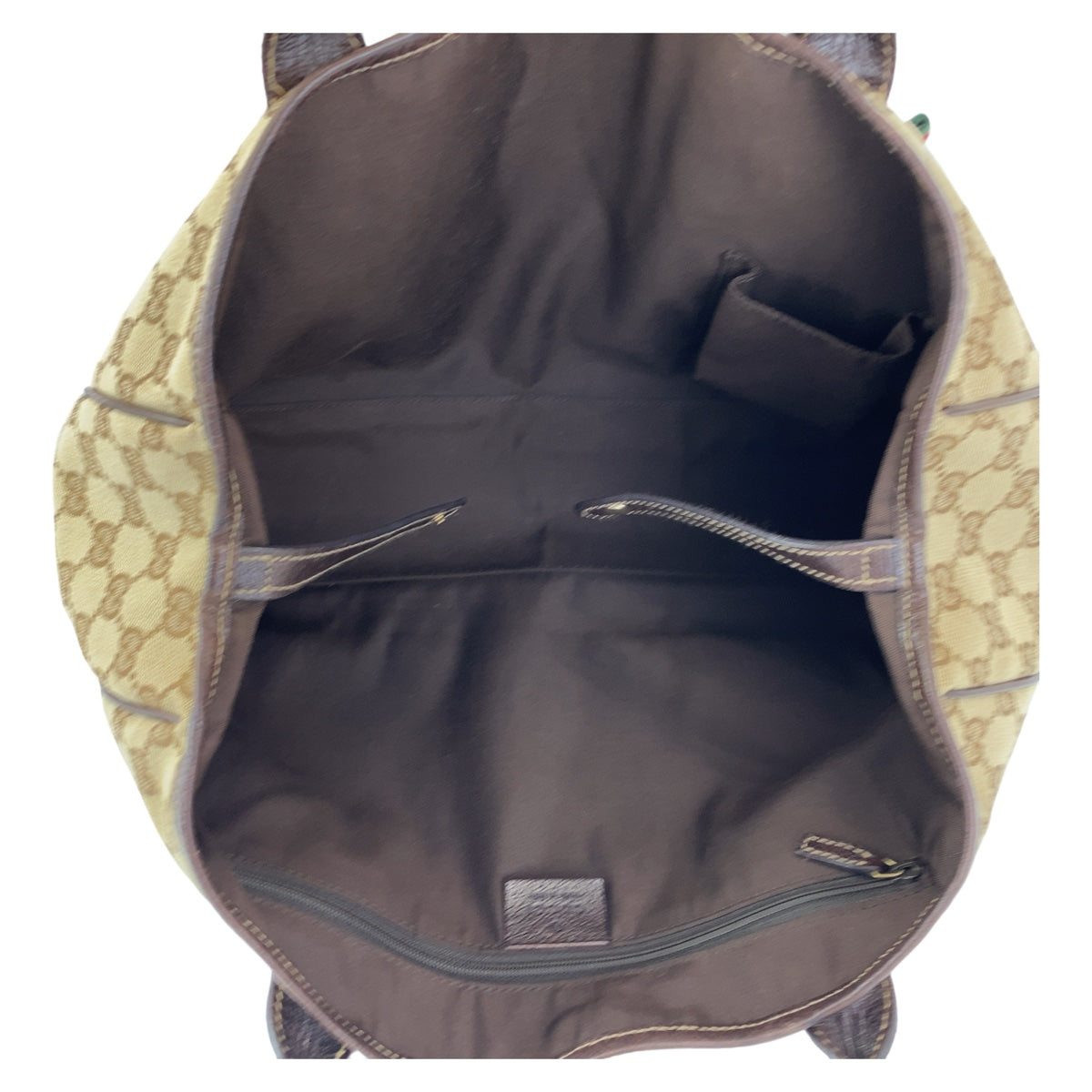 11163
GUCCI グッチ プリンシー シェリーライン GG柄 ベージュ ブラウン ゴールド金具 GGキャンバス / レザー 163805 トートバッグ ショルダーバッグ  レディース