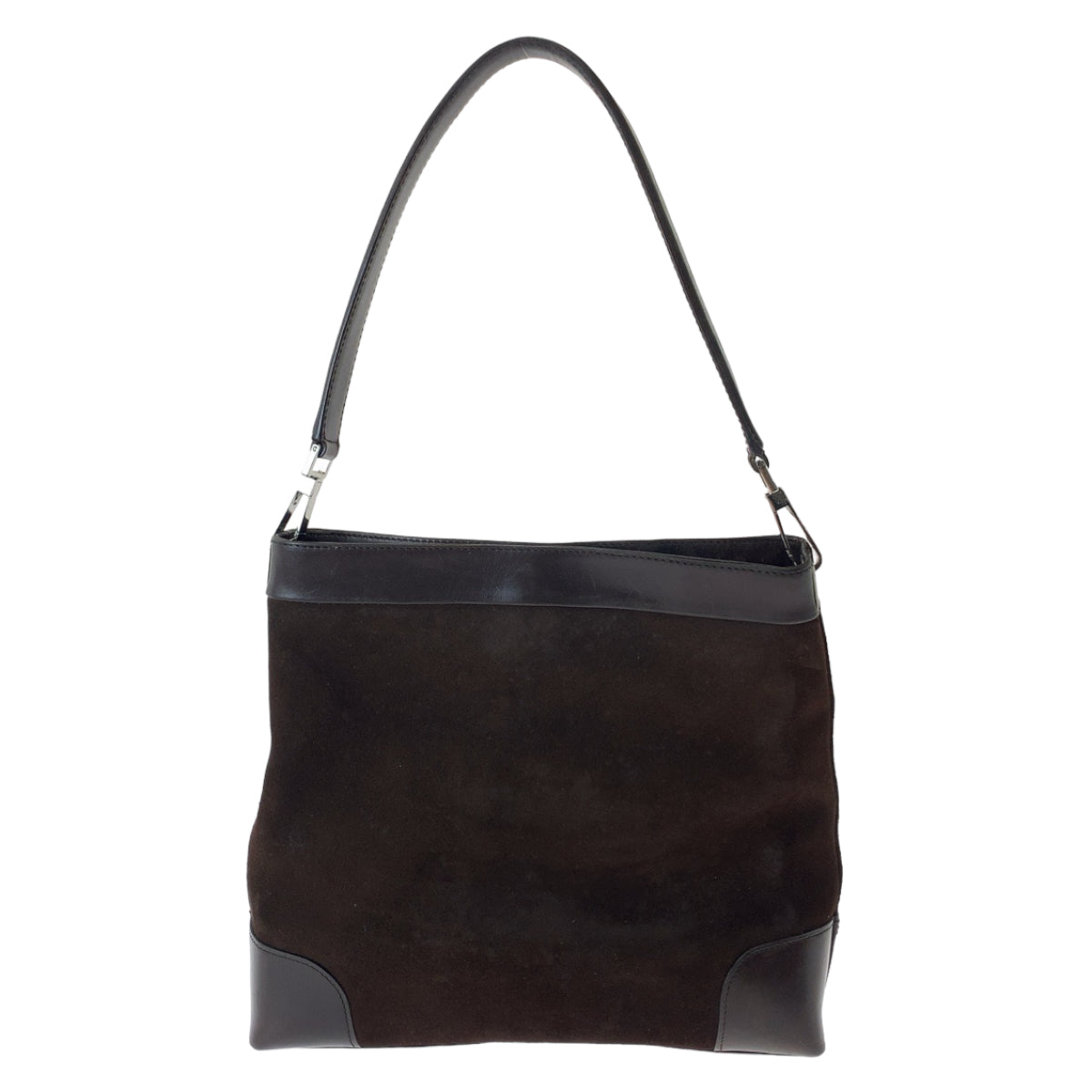 11164
GUCCI グッチ シェリーライン ブラウン シルバー金具 スウェード / レザー 33900 ショルダーバッグ  レディース