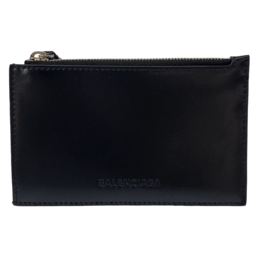 11168
BALENCIAGA バレンシアガ エッセンシャル ブラック シルバー金具 レザー 664044 コインケース フラグメントケース  メンズ