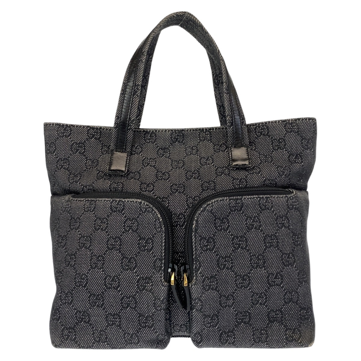 GUCCI グッチ GG柄 ブラック 黒 ゴールド金具 GGキャンバス 105650 トートバッグ ハンドバッグ  レディース