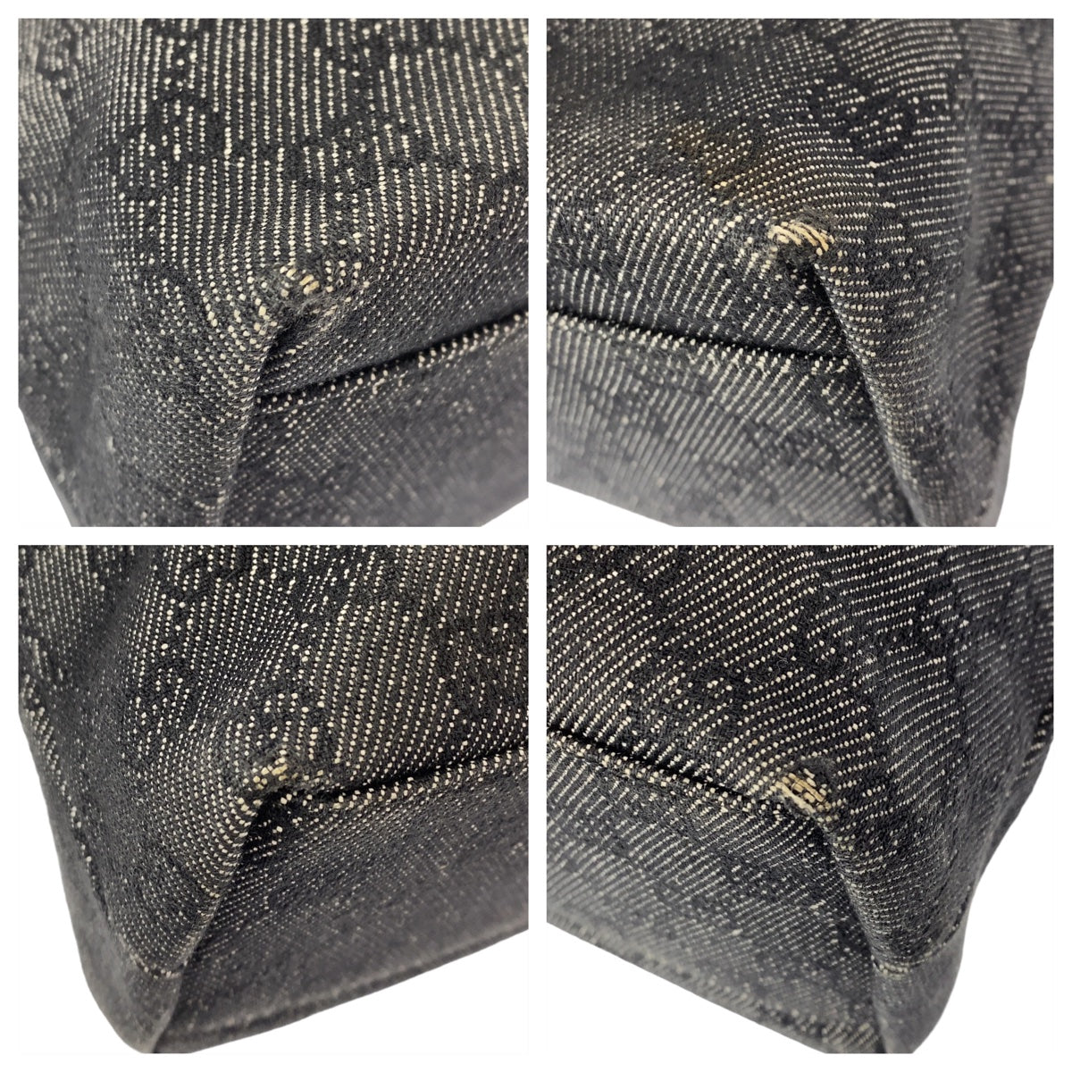 GUCCI グッチ GG柄 ブラック 黒 ゴールド金具 GGキャンバス 105650 トートバッグ ハンドバッグ  レディース
