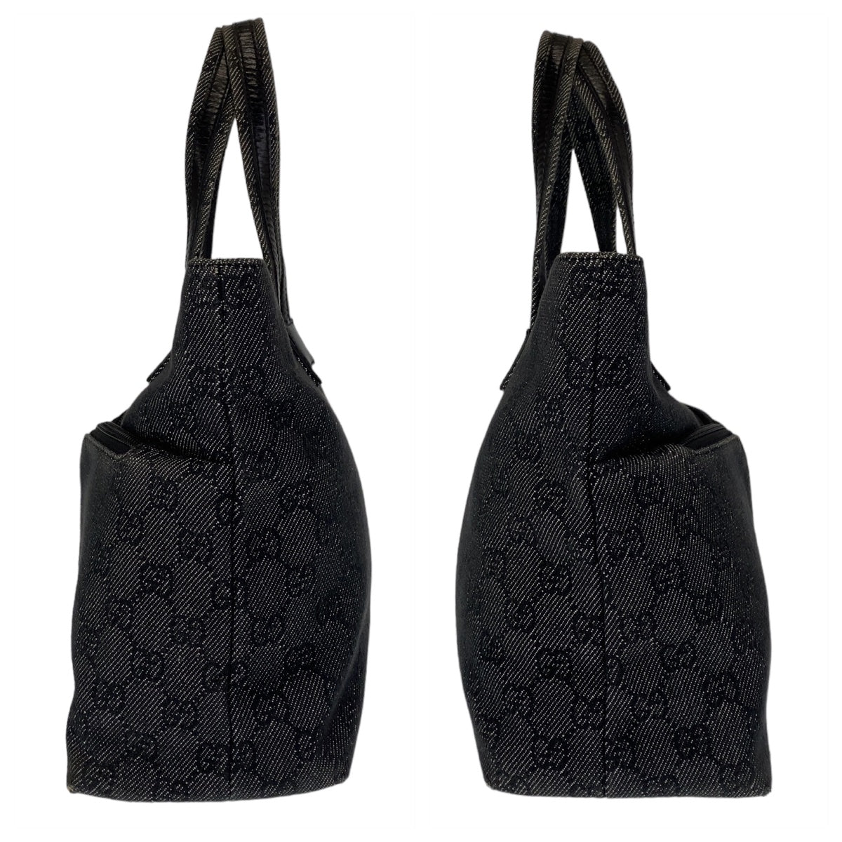 GUCCI グッチ GG柄 ブラック 黒 ゴールド金具 GGキャンバス 105650 トートバッグ ハンドバッグ  レディース