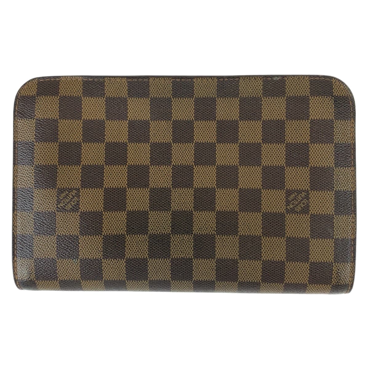 11179
LOUIS VUITTON ルイヴィトン ダミエ サンルイ ブラウン 茶 ゴールド金具 PVC / レザー N51993 セカンドバッグ クラッチバッグ  メンズ