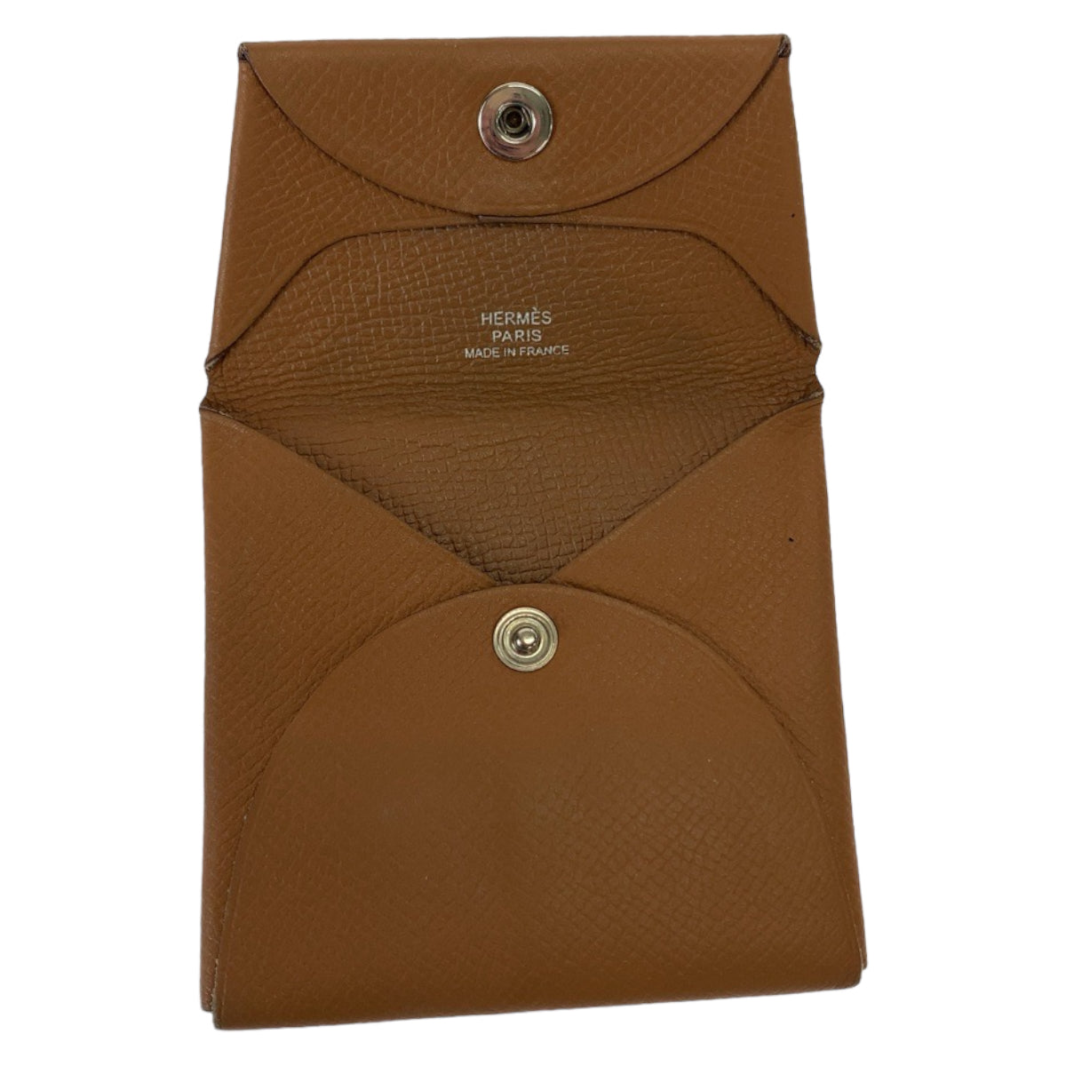 11184
HERMES エルメス バスティア 男女兼用 ゴールド キャメル ブラウン ヴォーエプソン H041054CK37 コインケース コンパクトウォレット X刻印  メンズ