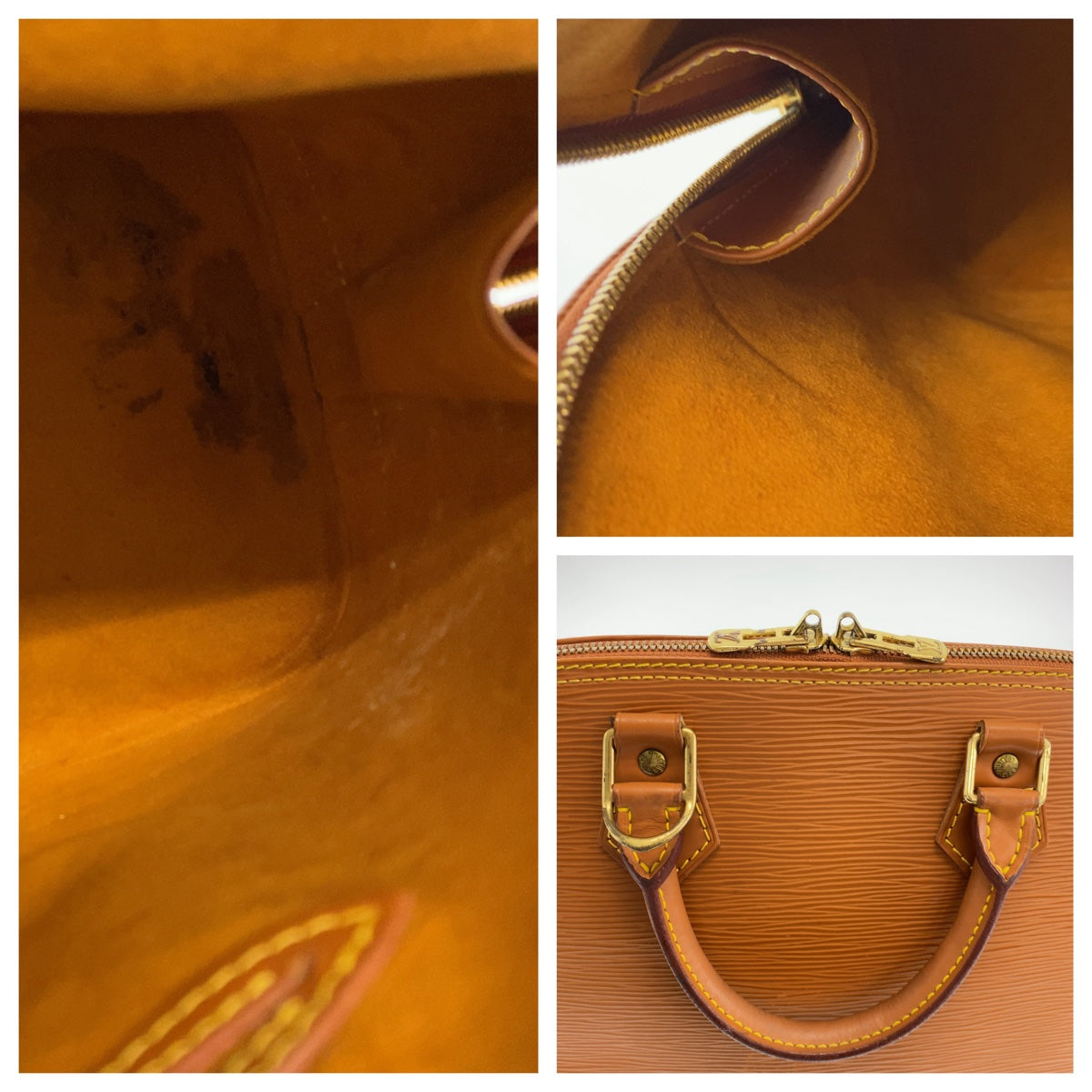 11188
LOUIS VUITTON ルイヴィトン エピ アルマ ジパングゴールド ブラウン 茶 ゴールド金具 エピレザー M52148 ハンドバッグ  レディース