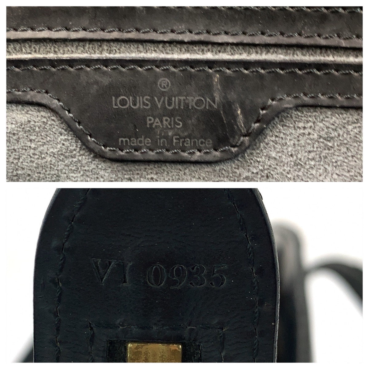 18003
LOUIS VUITTON ルイヴィトン エピ サンジャック ノワール ブラック 黒 ゴールド金具 エピレザー M52272 トートバッグ ハンドバッグ  レディース B32