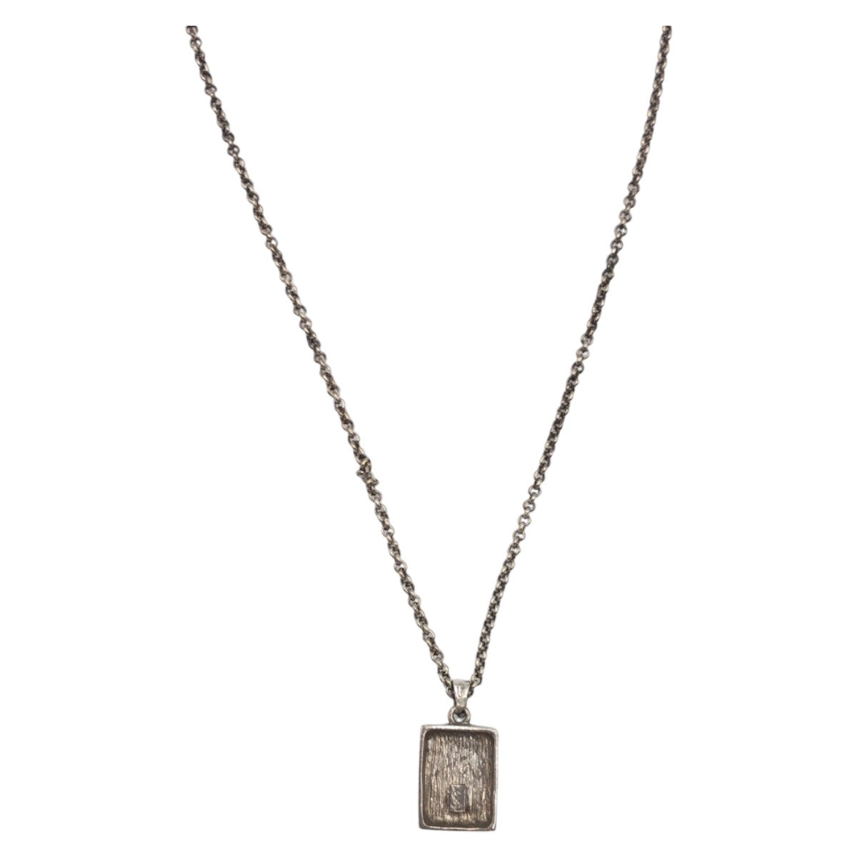 12854
9920 9920 YSL 男女兼用 シルバー メッキ ネックレス  メンズ