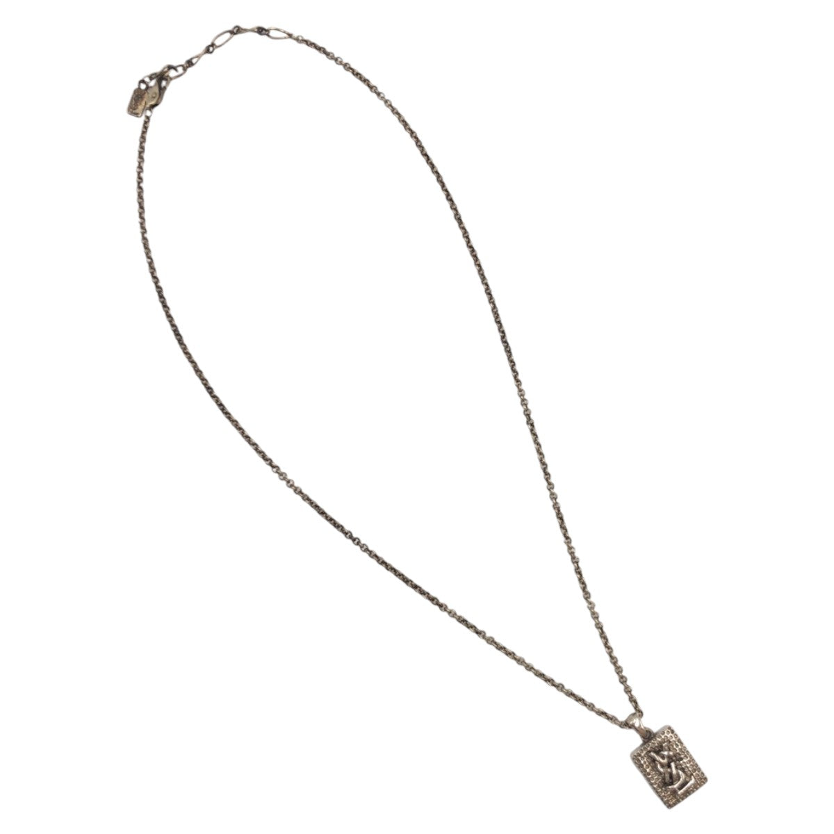 12854
9920 9920 YSL 男女兼用 シルバー メッキ ネックレス  メンズ