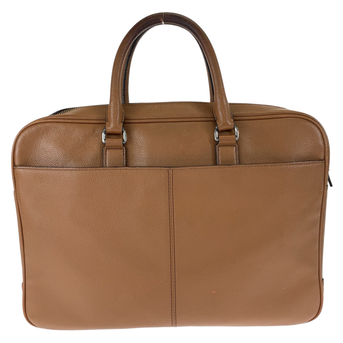 11198
Michael Kors マイケルコース ラッセル ブラウン シルバー金具 レザー ビジネスバッグ ブリーフケース  メンズ