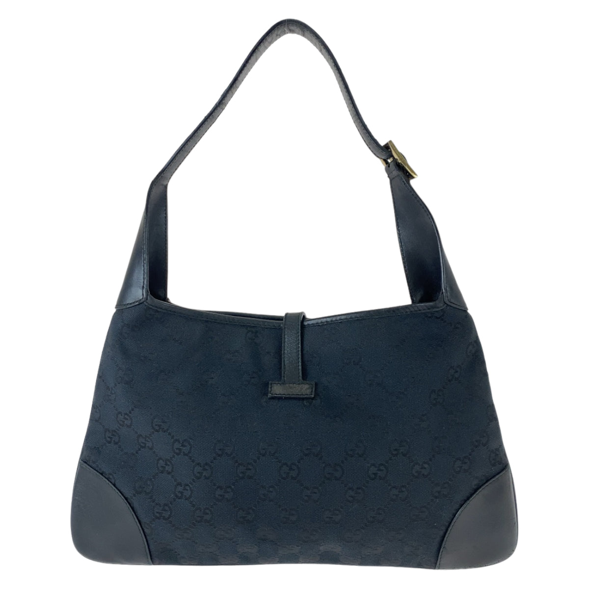GUCCI グッチ ジャッキー ブラック 黒 ゴールド金具 GGキャンバス / レザー 001 4057 ショルダーバッグ ハンドバッグ  レディース