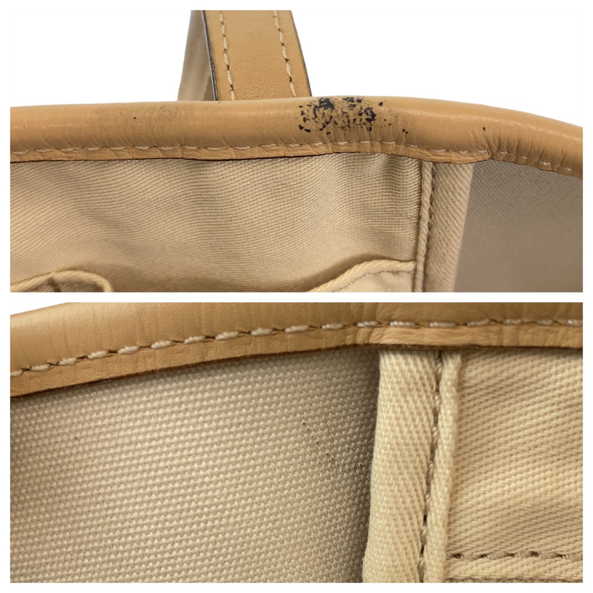 12474
COACH コーチ シグネチャー ベージュ ブラウン シルバー金具 PVC トートバッグ ショルダーバッグ ハンドバッグ  レディース