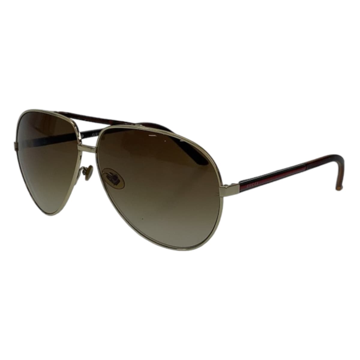 11234
GUCCI グッチ シェリーライン パイロット ブラウン ゴールド金具 プラスチック GG193/S EW0YY 63□10 135 サングラス ティアドロップ  メンズ