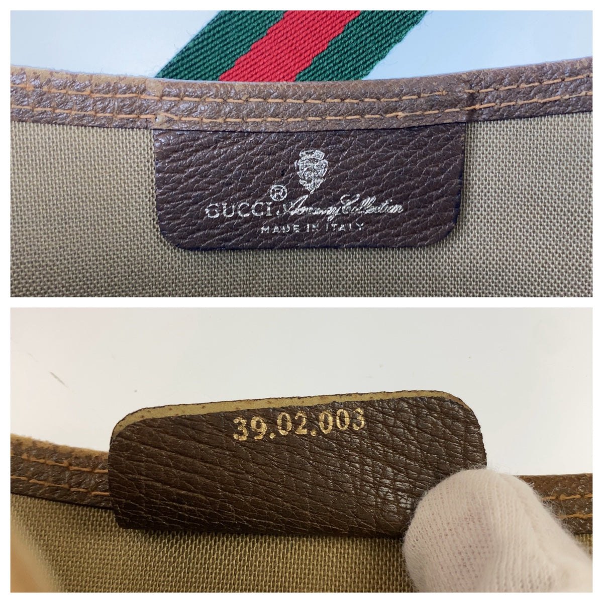 11237
GUCCI グッチ ヴィンテージ オールドグッチ シェリーライン ブラウン ゴールド金具 GGスプリームキャンバス 39 02 003 ショルダーバッグ トートバッグ  レディース