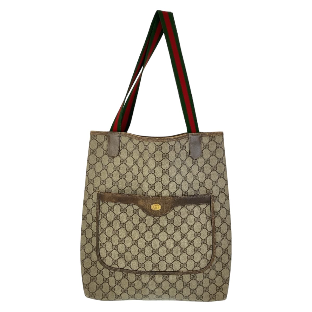 11242
GUCCI グッチ ヴィンテージ オールドグッチ シェリーライン ベージュ マルチカラー GGスプリームキャンバス 39 02 003 トートバッグ ショルダーバッグ  メンズ