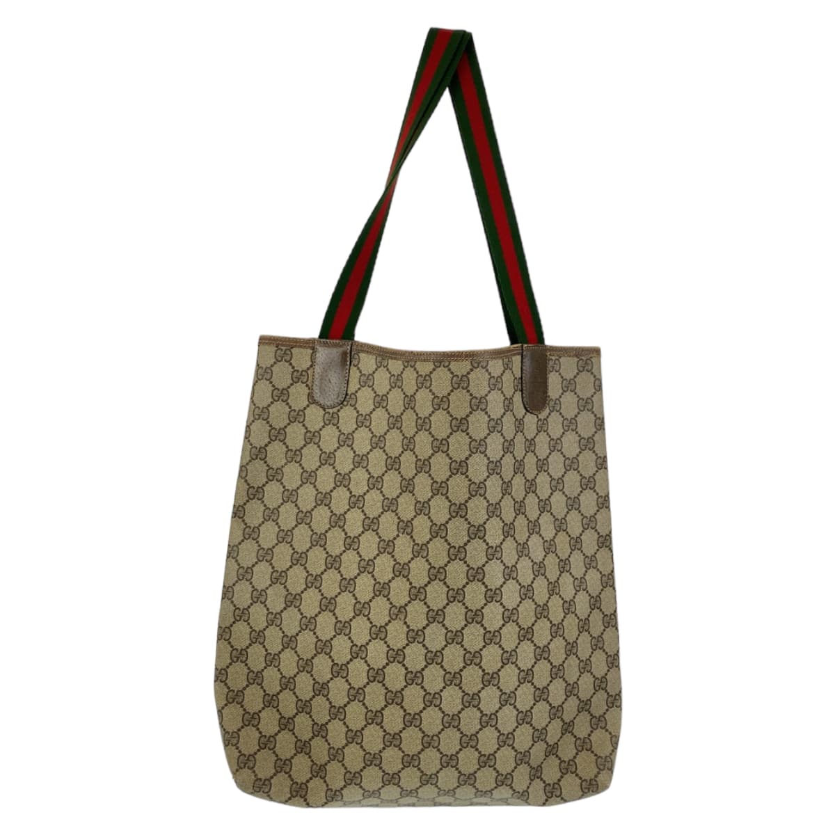 11242
GUCCI グッチ ヴィンテージ オールドグッチ シェリーライン ベージュ マルチカラー GGスプリームキャンバス 39 02 003 トートバッグ ショルダーバッグ  メンズ