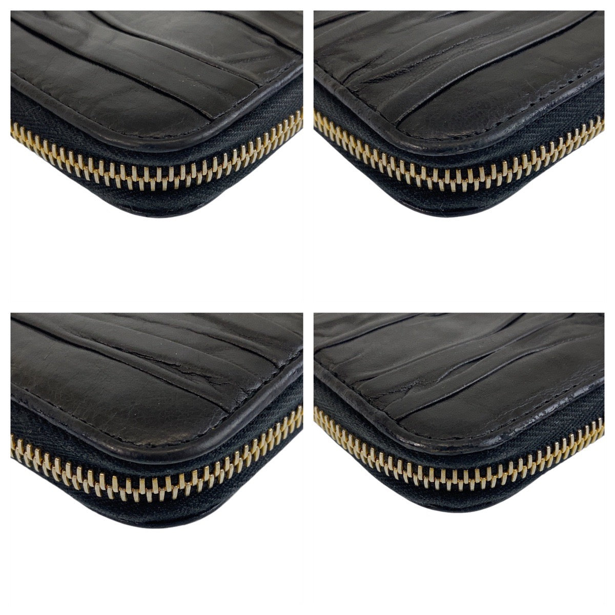 12827
PRADA プラダ マテラッセ ブラック 黒 ゴールド金具 レザー 長財布 ロングウォレット  レディース