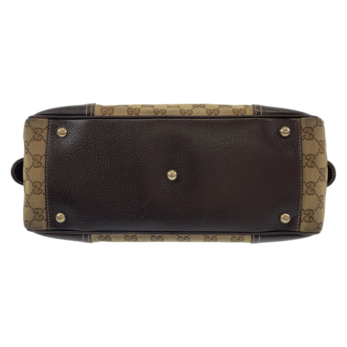 GUCCI グッチ プリンシー シェリーライン GG柄 ブラウン ベージュ ゴールド金具 GGキャンバス / レザー 161720 ショルダーバッグ ボストンバッグ  レディース