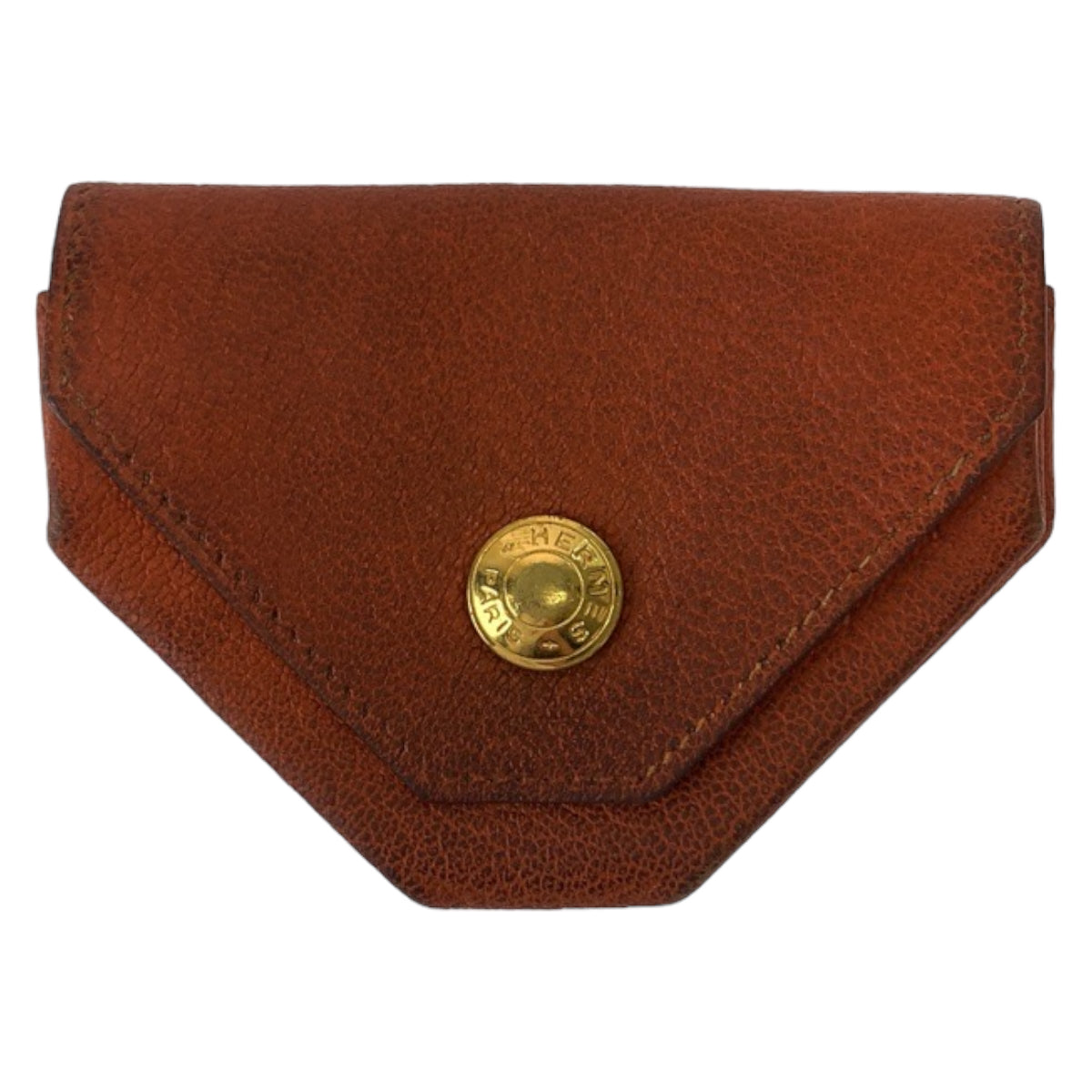HERMES エルメス ルヴァンキャルト オレンジ ゴールド金具 レザー コインケース 小銭入れ ▫︎F刻印  レディース