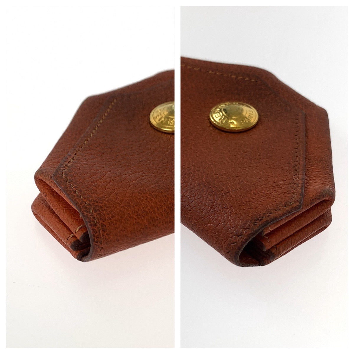 HERMES エルメス ルヴァンキャルト オレンジ ゴールド金具 レザー コインケース 小銭入れ ▫︎F刻印  レディース