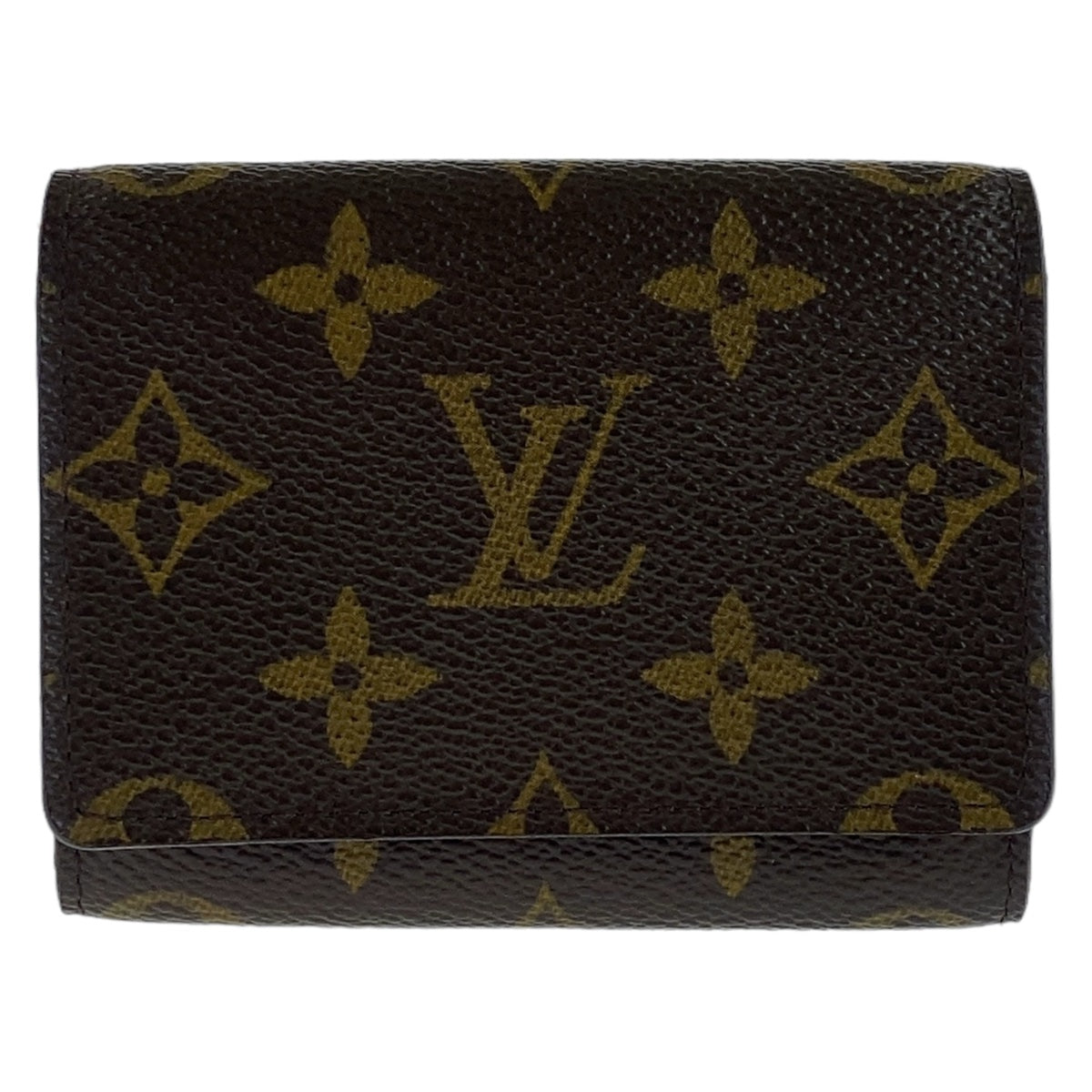 12462
LOUIS VUITTON ルイヴィトン モノグラム アンヴェロップ カルト ドゥ ヴィジット ブラウン PVC M62920 カードケース 名刺入れ 男女兼用  レディース