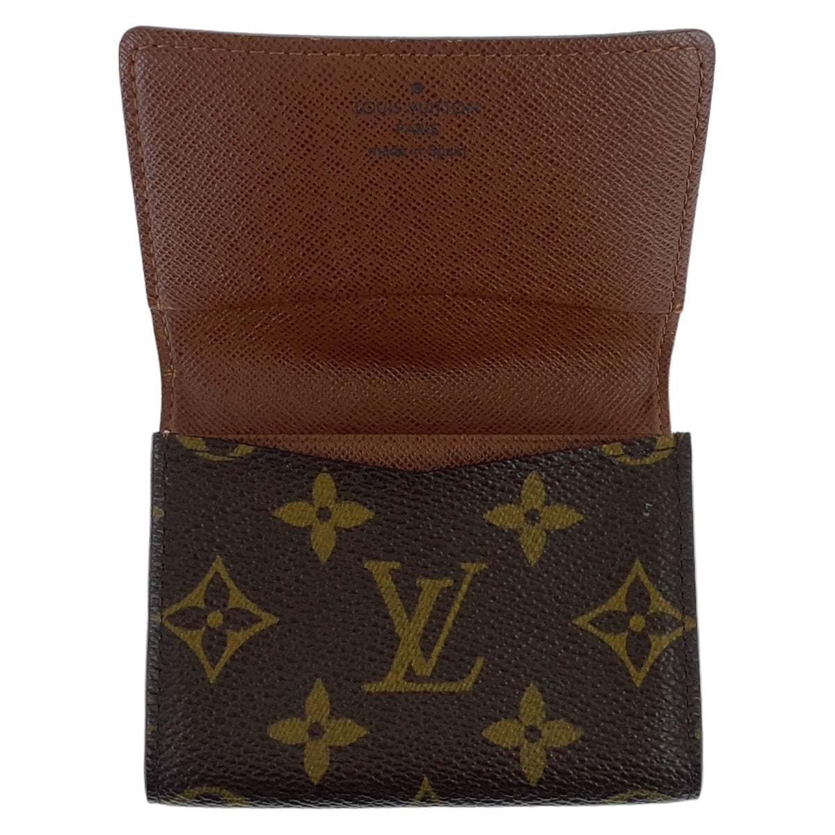 12462
LOUIS VUITTON ルイヴィトン モノグラム アンヴェロップ カルト ドゥ ヴィジット ブラウン PVC M62920 カードケース 名刺入れ 男女兼用  レディース