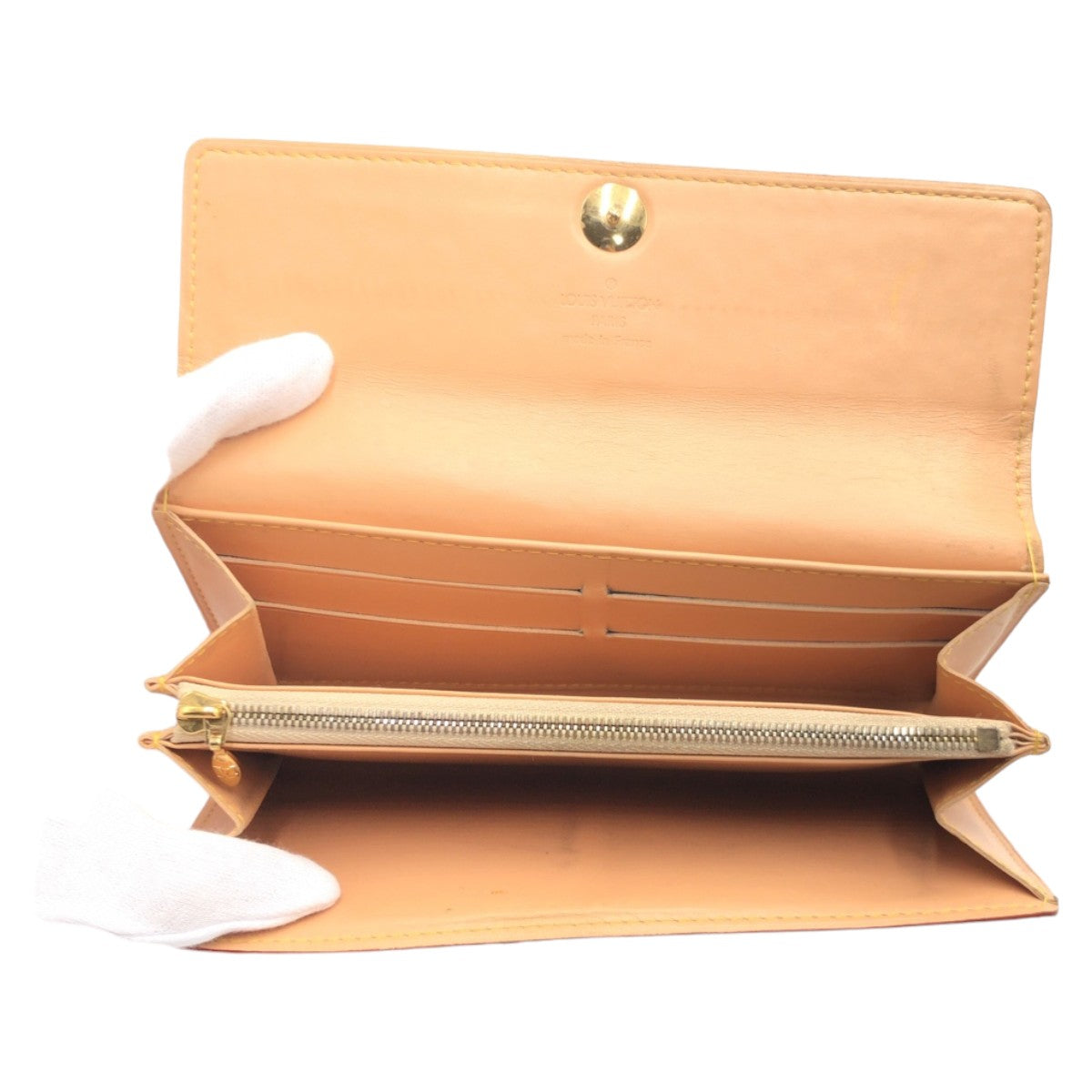 11272
LOUIS VUITTON ルイヴィトン モノグラム マルチ ポルトフォイユサラ ブロン ホワイト ゴールド金具 PVC M93532 長財布 ロングウォレット  レディース