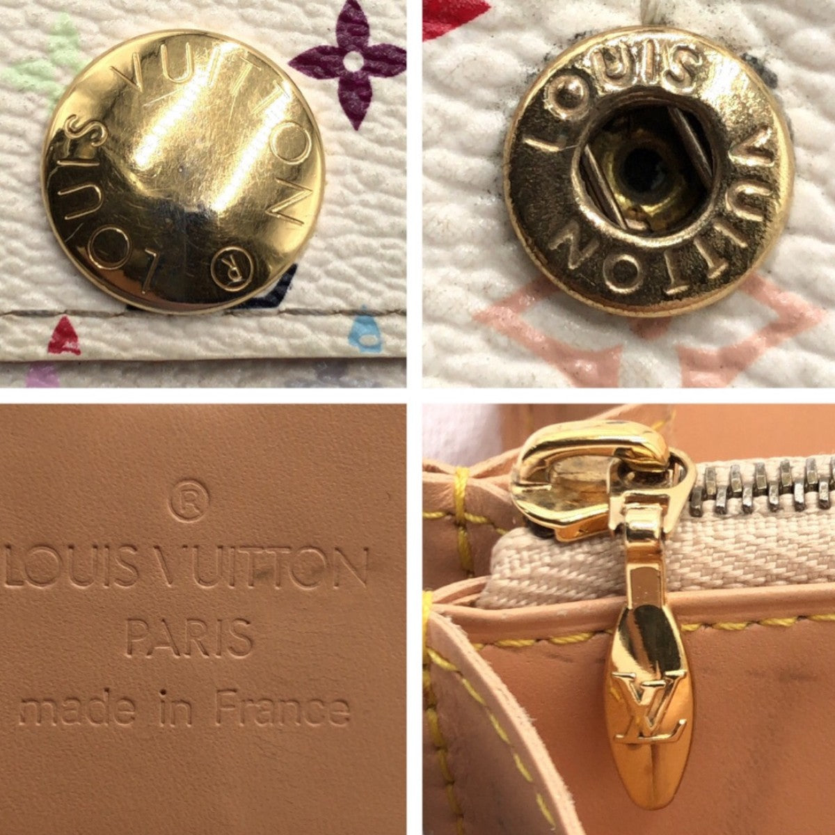 11272
LOUIS VUITTON ルイヴィトン モノグラム マルチ ポルトフォイユサラ ブロン ホワイト ゴールド金具 PVC M93532 長財布 ロングウォレット  レディース